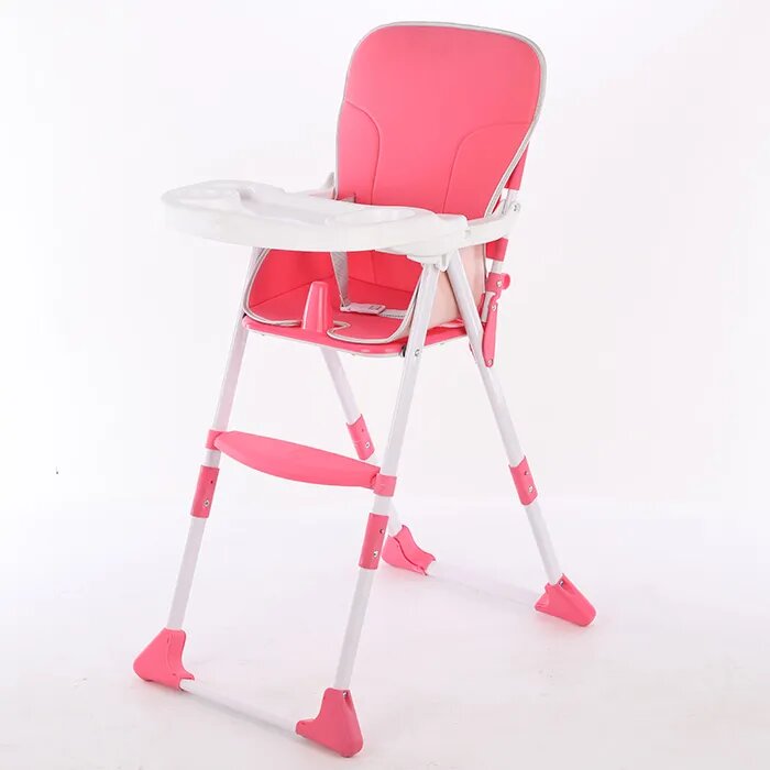Foldable highchair with tray