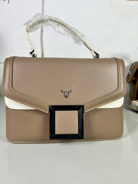 Sac à main élégant beige