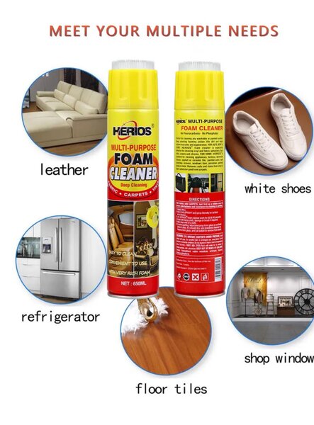 HERIOS - Détergent de nettoyage en spray (FOAM CLEANER)