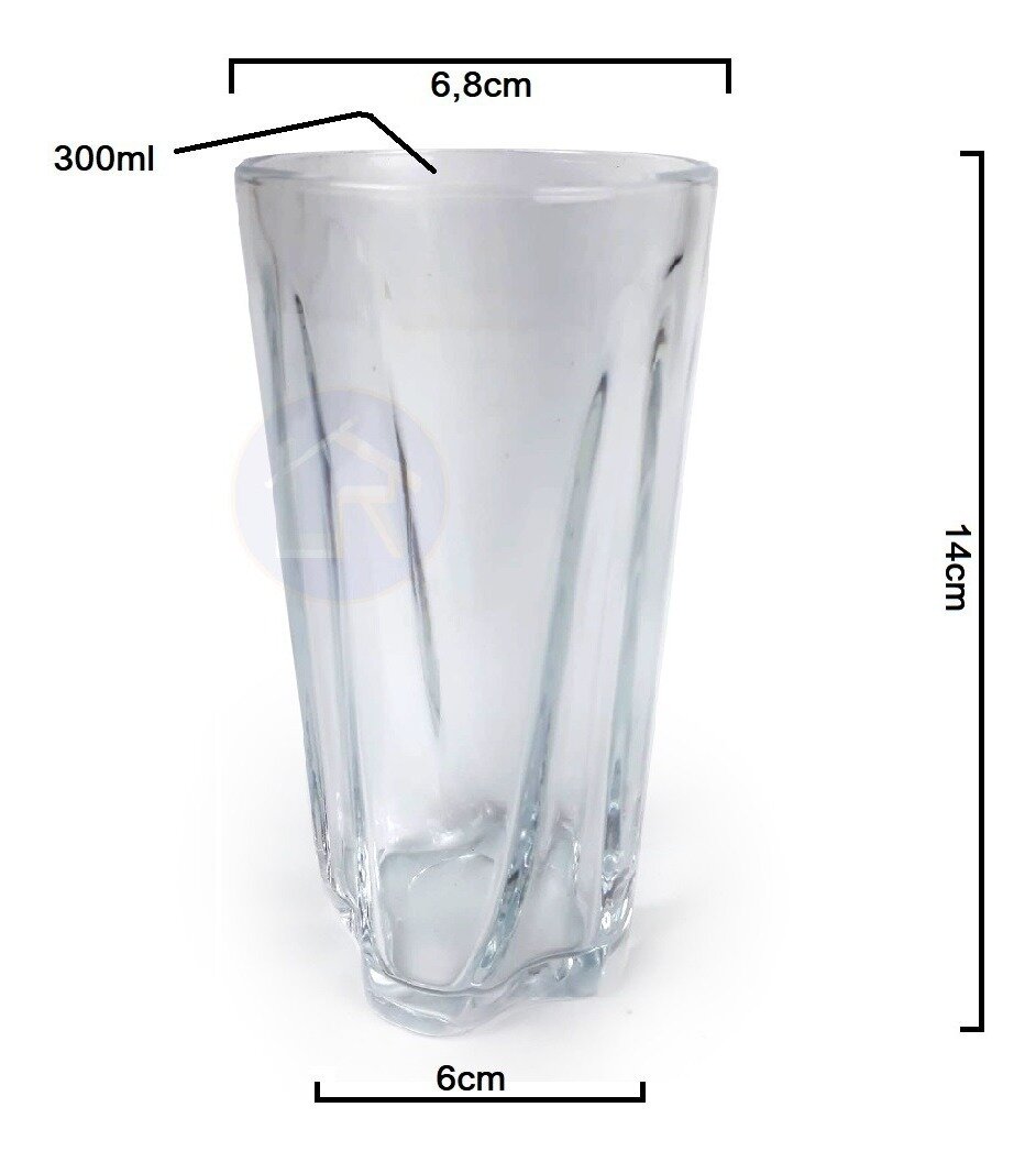 Verre à jus transparent 300ml