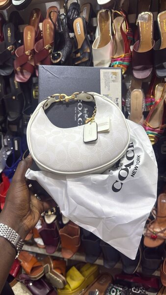 Sac à main blanc COACH NEW YORK