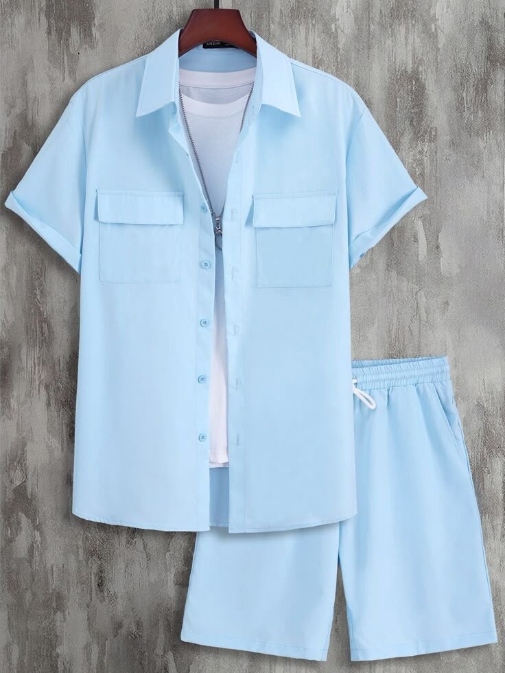 Ensemble chemise et short homme