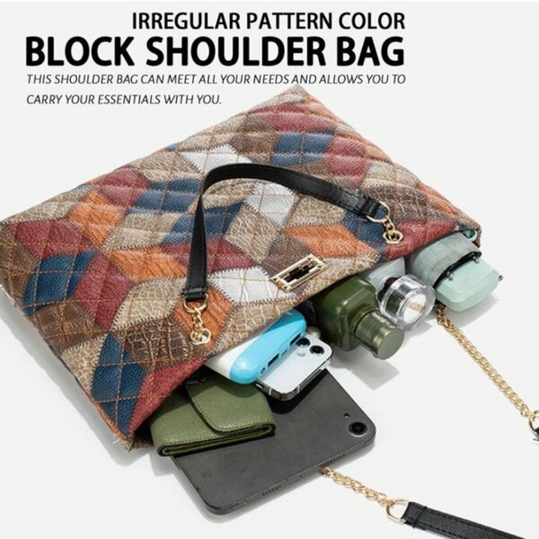 Simple and Stylish Irregular Pattern Womens Casual handbag