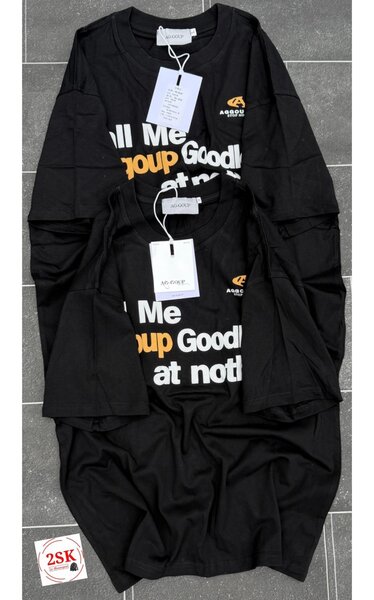 T-shirt oversize à message