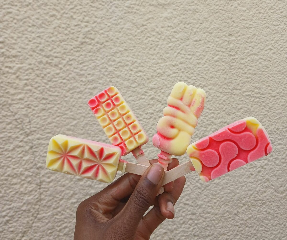 Sucettes glacées artistiques