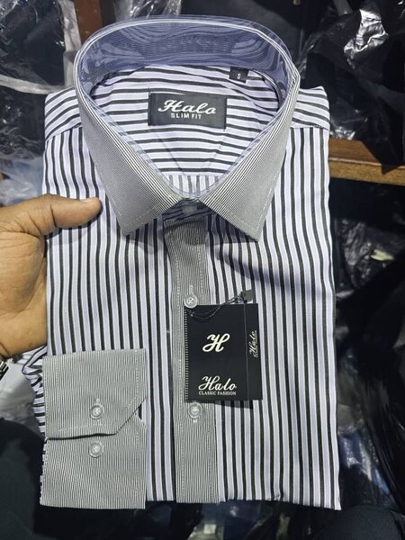 Chemise Rayée Slim Fit