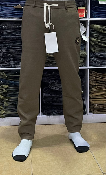 brown baggy pants
