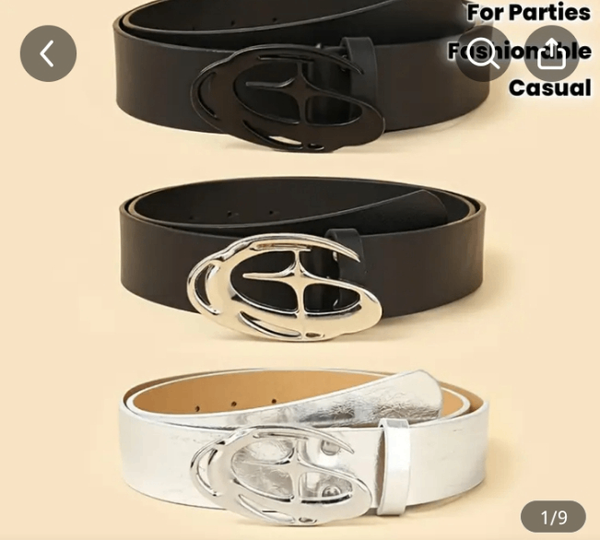 Ceinture élégante en cuir