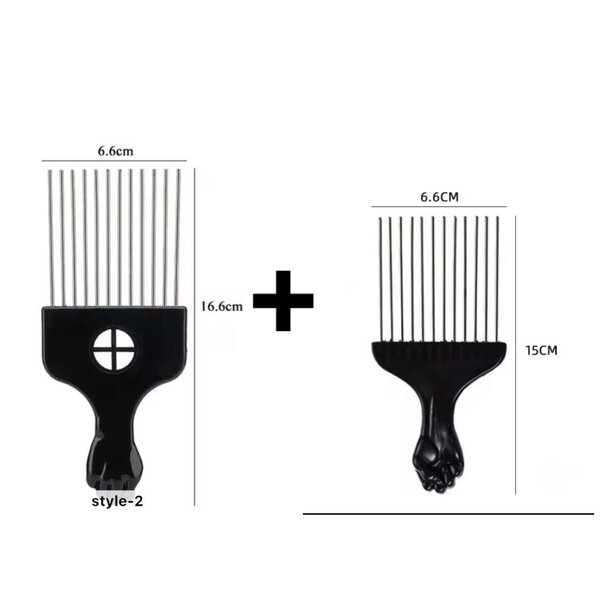 Deux peignes afro