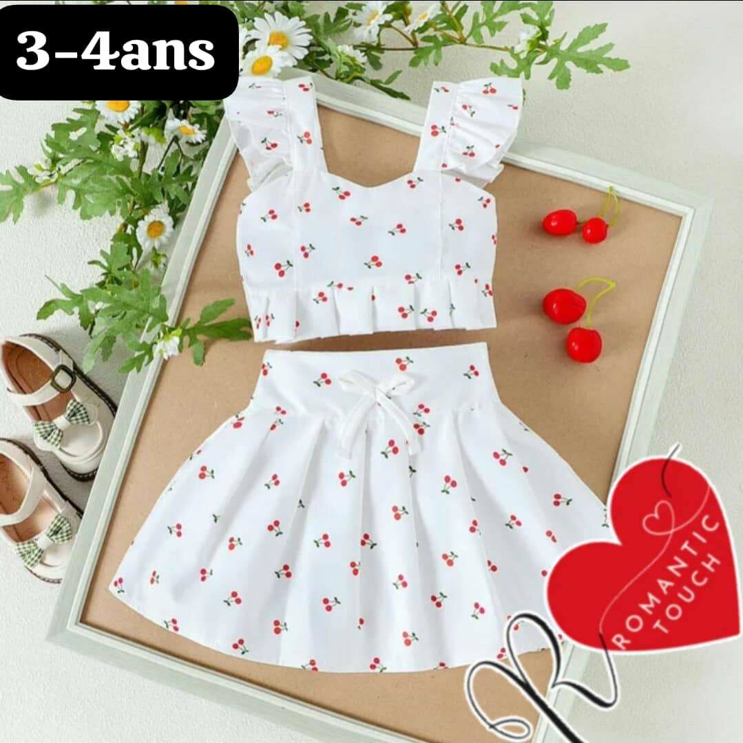 Ensemble été fille 2 pièces