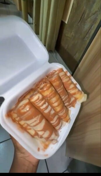 Crêpes sucrées nappées