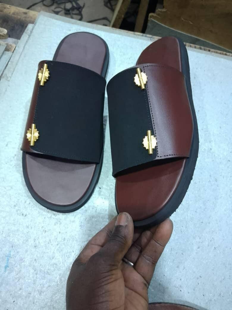 Sandale homme en cuir