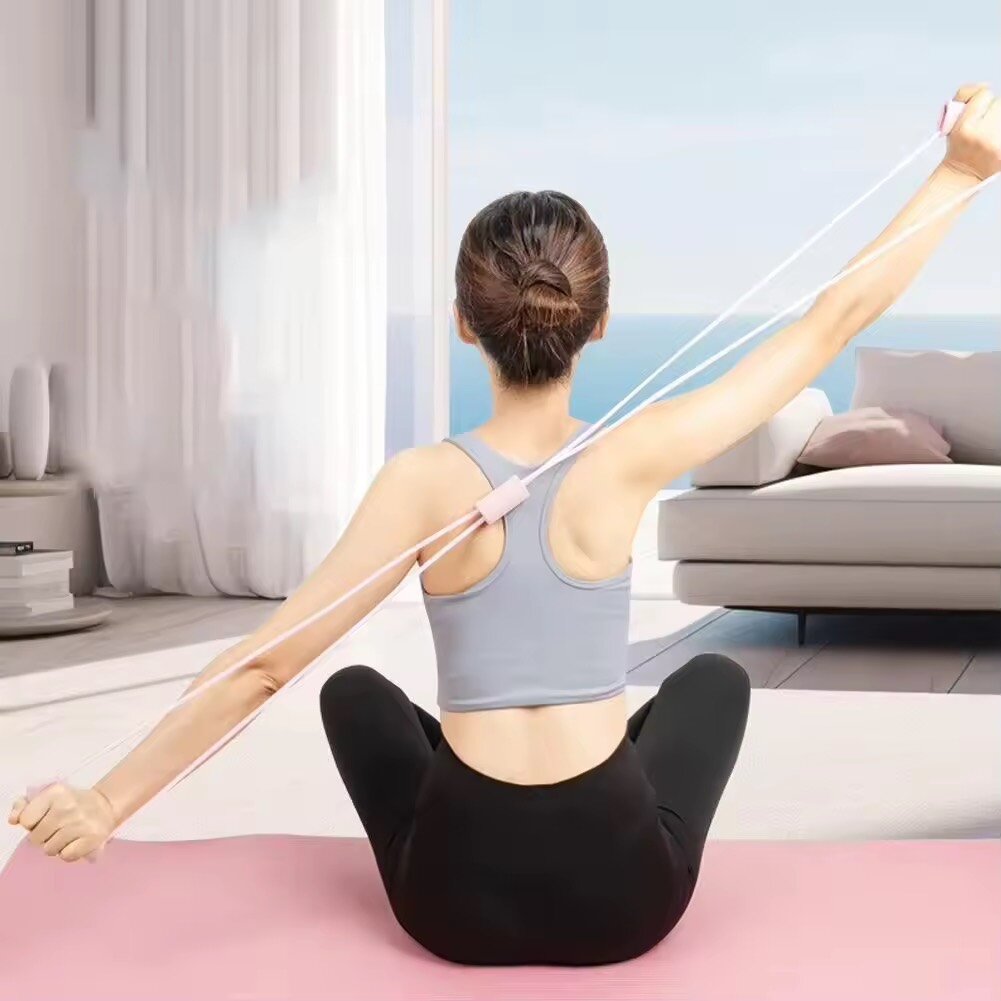 Figure 8 yoga resistant band