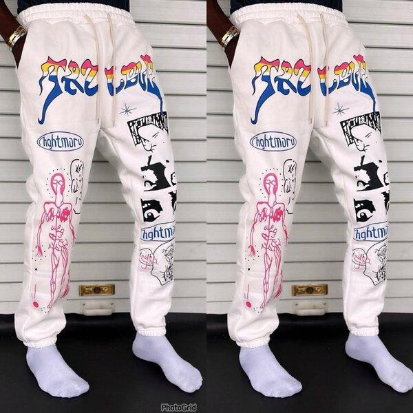 Pantalon streetwear graphique