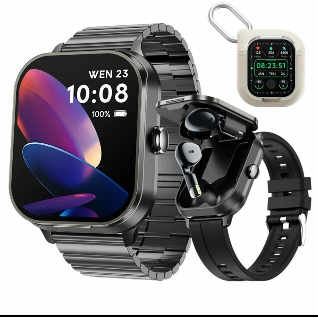 Montre Connectée avec Écouteurs