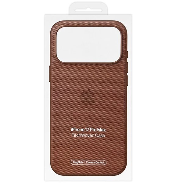 Coque Apple iPhone 17 Pro Max TechWoven Marron