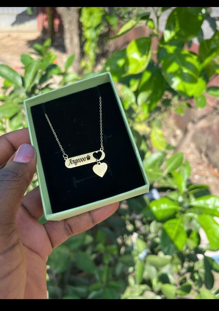 Collier personnalisé cœur