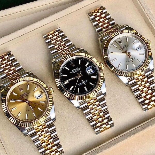 Montre Rolex acier et or