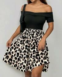 Robe shein Épaules Dénudées