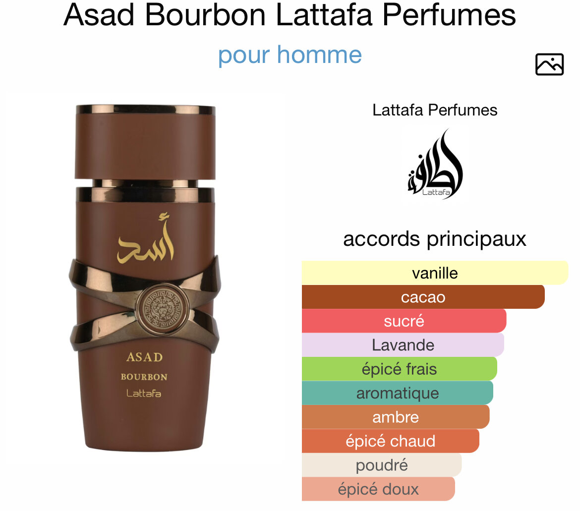 Parfum Asad Bourbon Homme