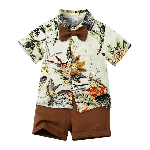 Ensemble tropical enfant