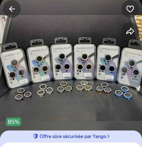 Protecteurs d'objectif pour iPhone