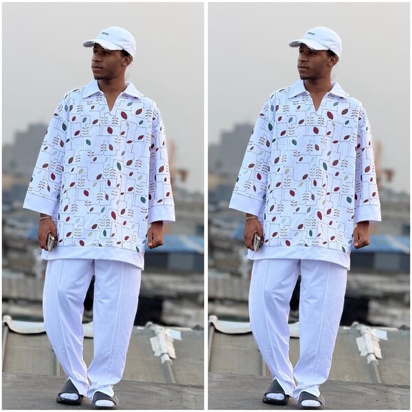 Chemise homme luxe motif imprimé