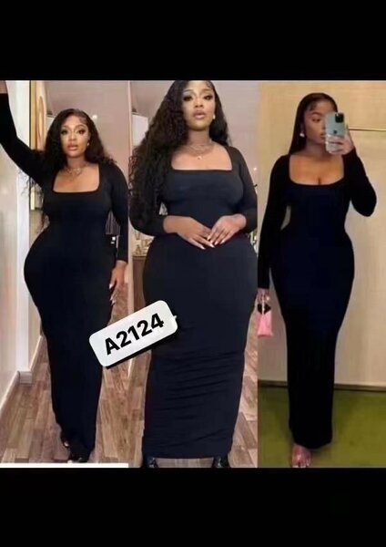 Robe Longue Noire Élégante