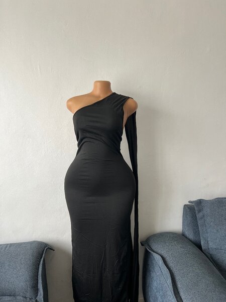 Black evening dress