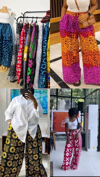 Pantalons Ankara Colorés