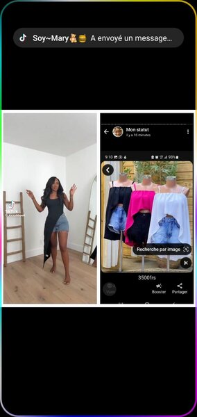 Robe asymétrique élégante