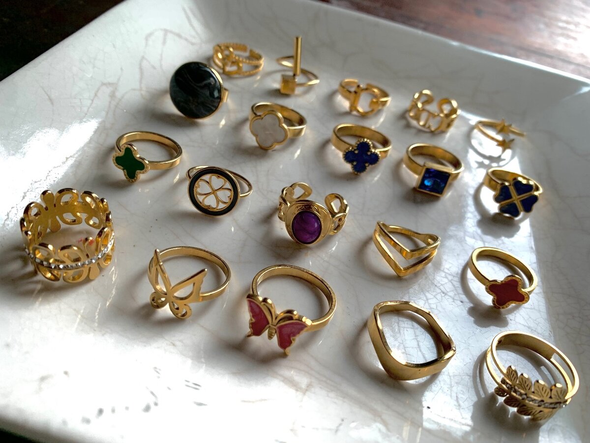 Aesthetic ring set