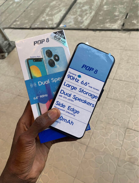 Smartphone POP 8 6.6'' 90Hz