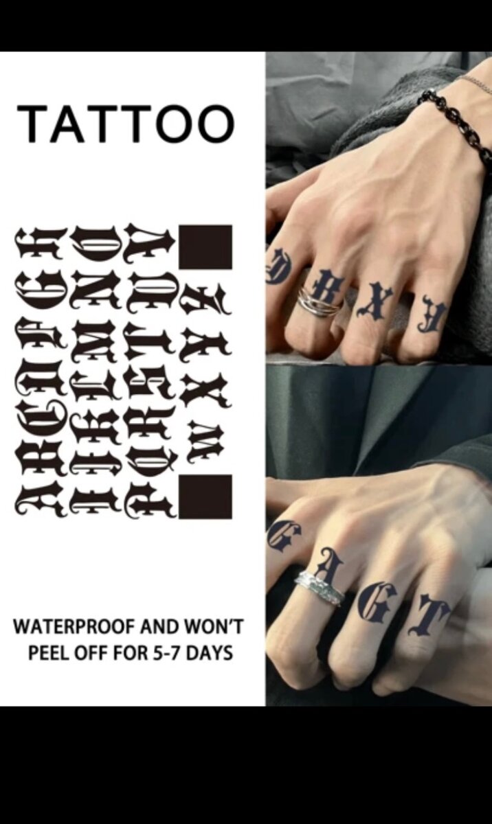 Faux tatouages temporaire