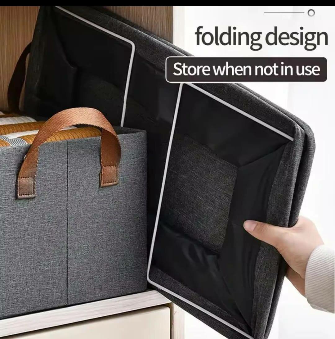 Panier de Rangement Pliable en Tissu