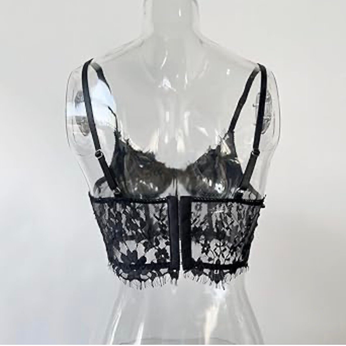 Soutien-gorge noir en dentelle