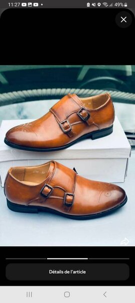 Chaussures richelieu en cuir élégantes