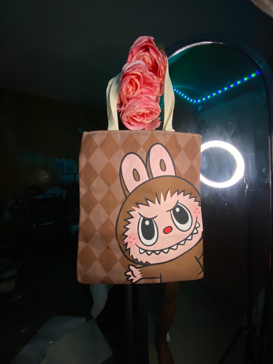 Tote bag à motif animé