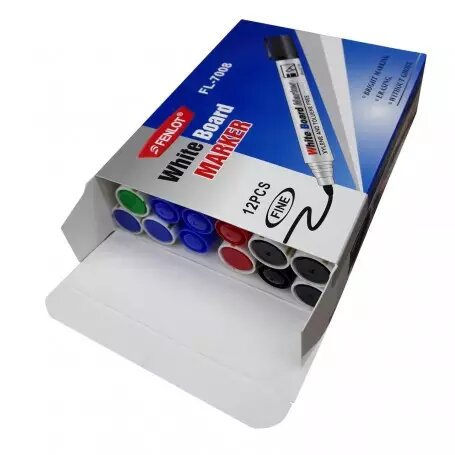 Lot de 12 marqueurs effaçables