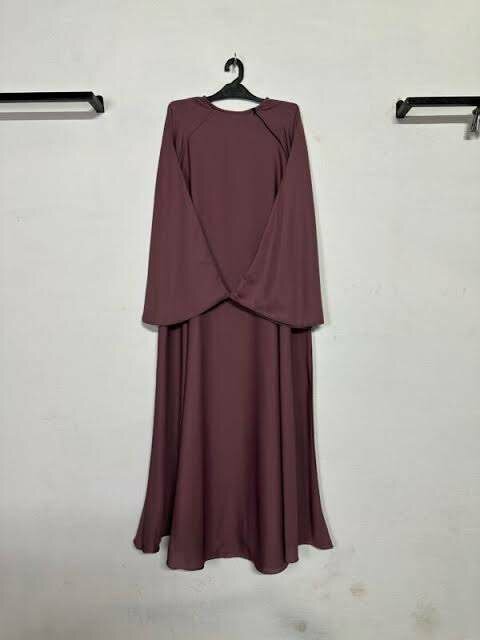 Plain Side Zipper abaya