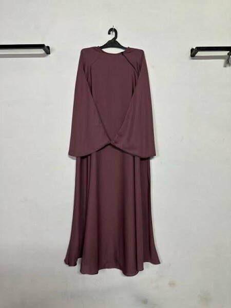 Plain Side Zipper abaya