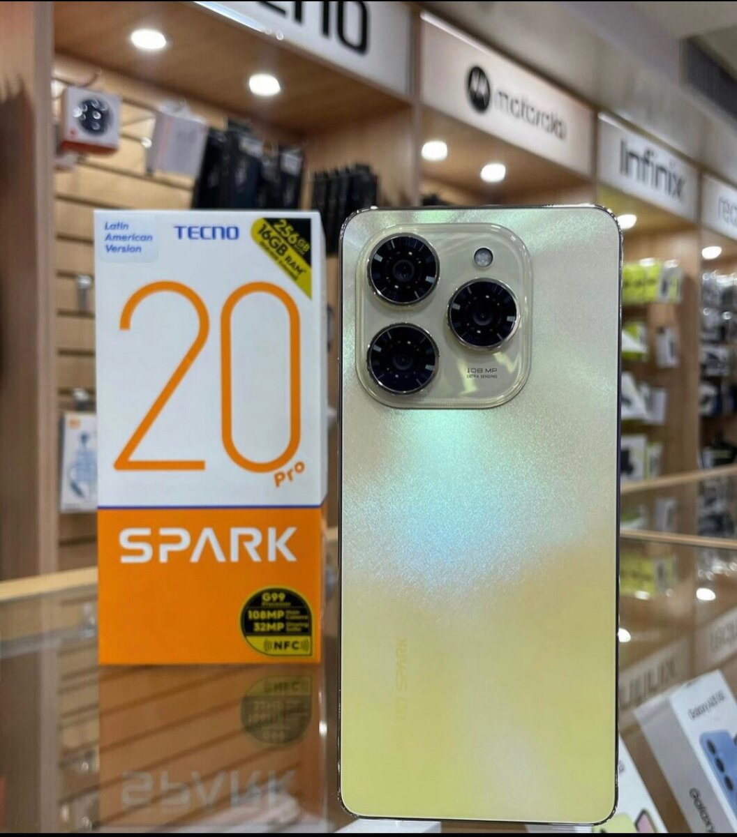 Techno spark 20,64gig and 128gig