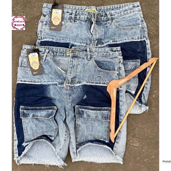 Shorts en jean décontractés pour hommes