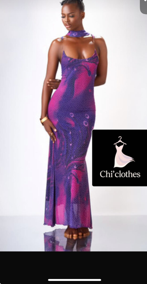 Robe élégante à motifs femmes