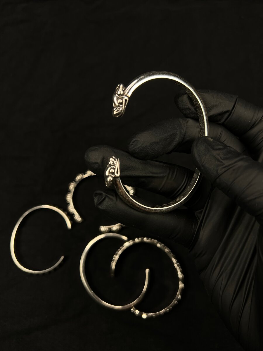 Bracelets chromes acier inox