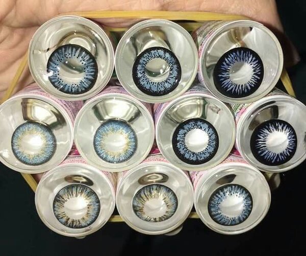 Lentilles colorées pour les yeux