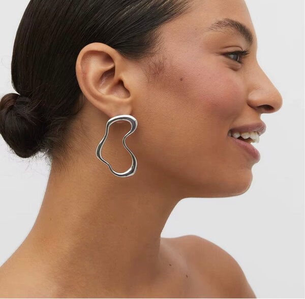 Créoles en acier inoxydable