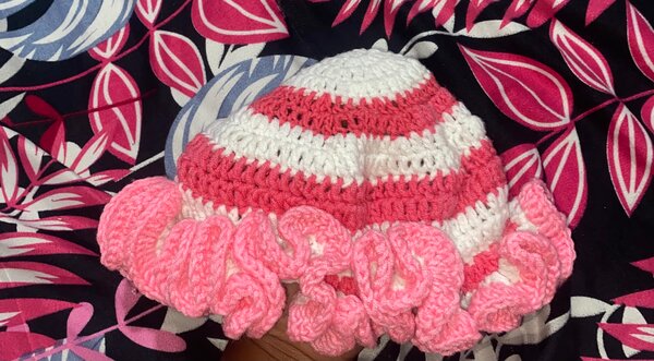 Chapeau crochet élégant