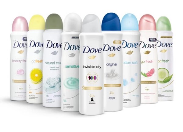 Dove deo spray