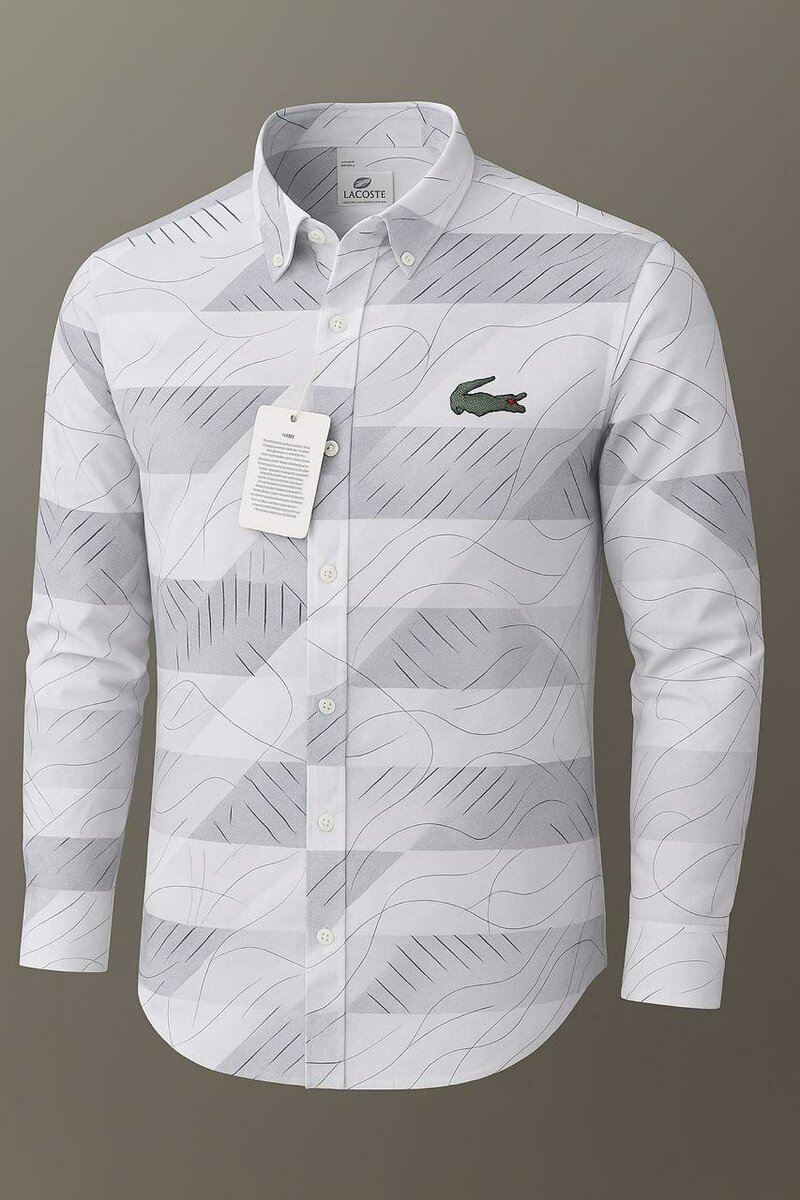 Chemise élégante à motifs